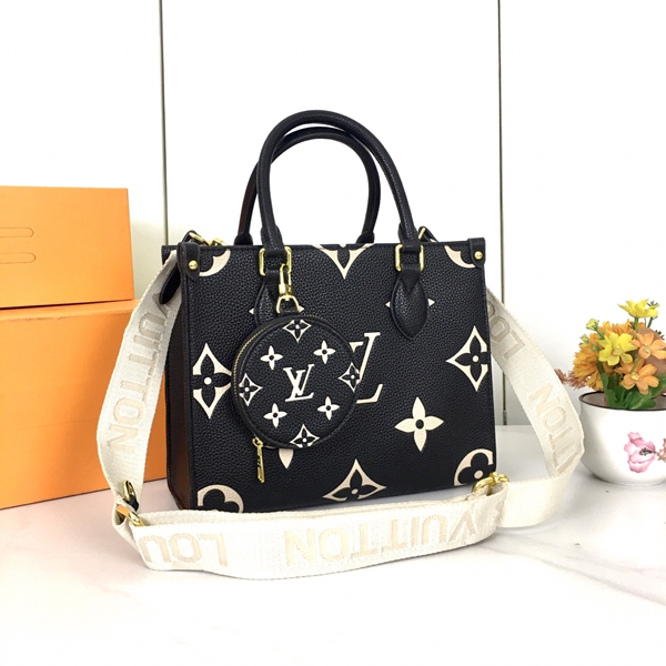 ルイヴィトンバッグ側面デザイン